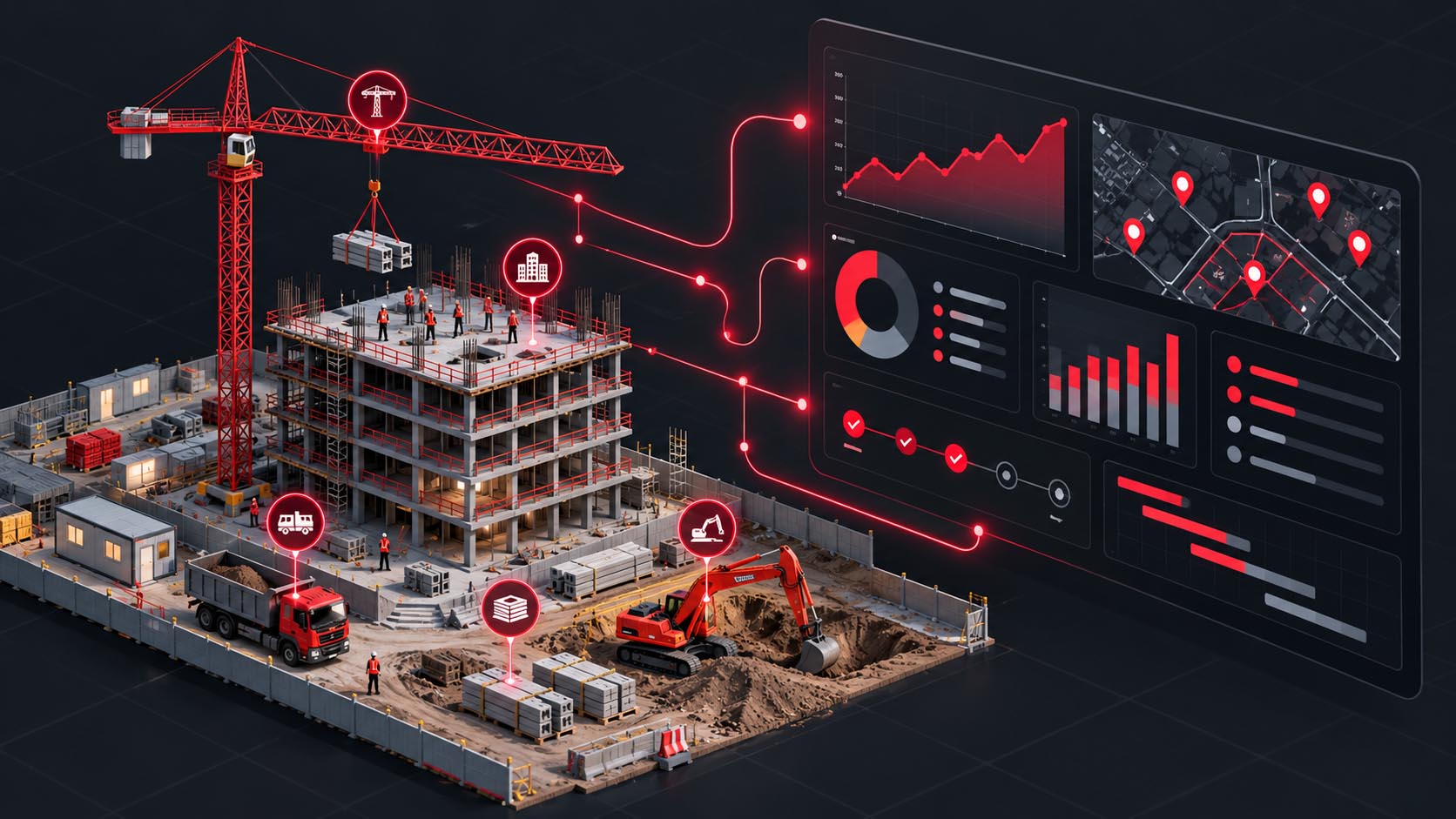 BI и IoT-аналитика для строительной компании