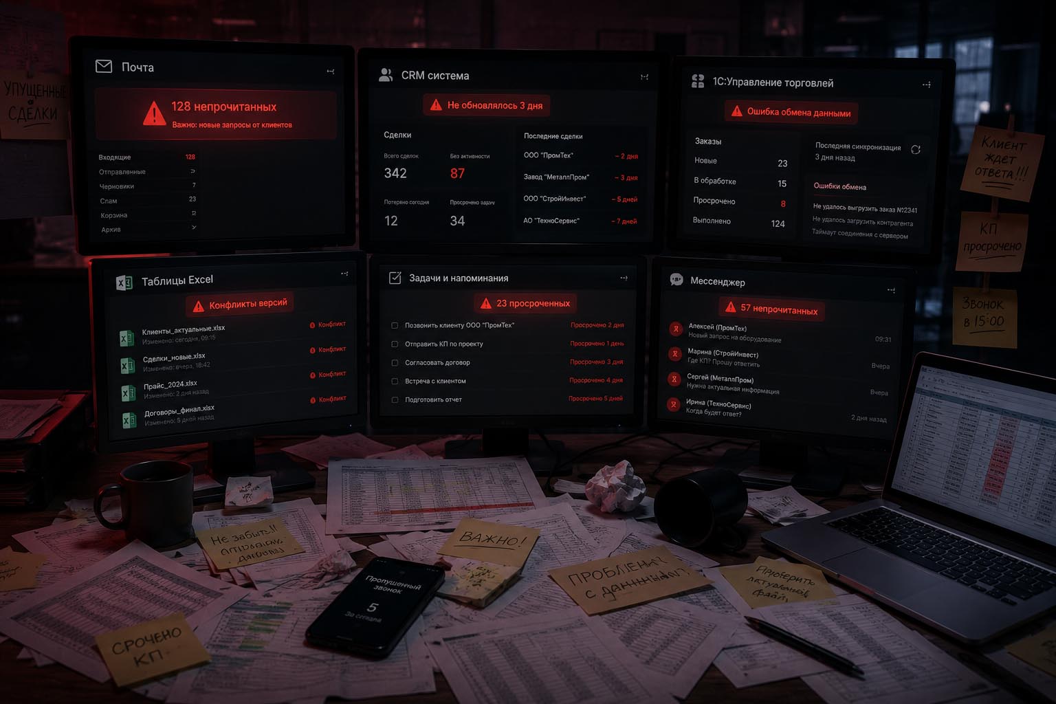 Хаос без CRM